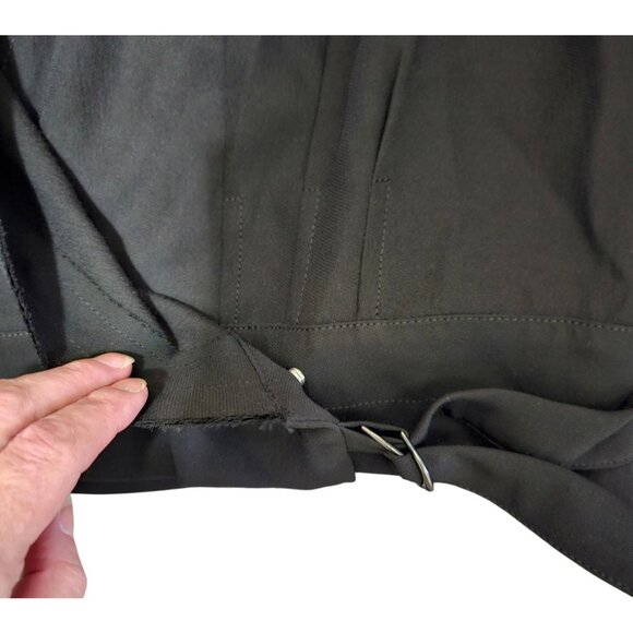 H & M Black Wrap Blouse Women's Size 4 V-Neck Long Sleeve - Picture 15 of 15